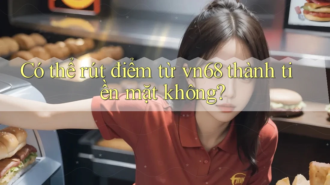 Có thể rút điểm từ vn68 thành tiền mặt không?