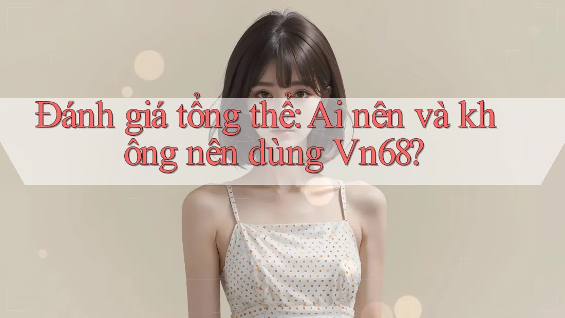 Đánh giá tổng thể: Ai nên và không nên dùng Vn68?