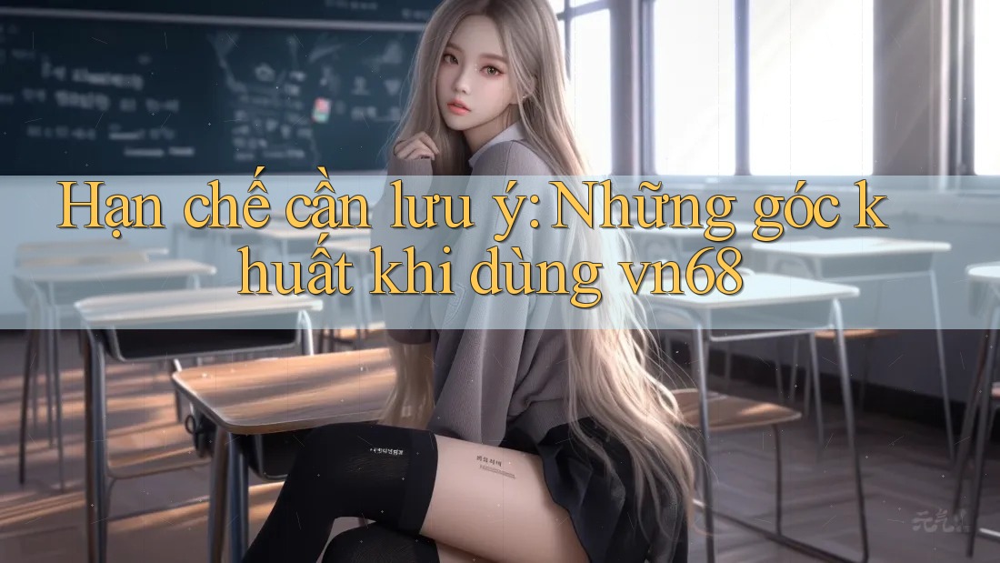 Hạn chế cần lưu ý: Những góc khuất khi dùng vn68
