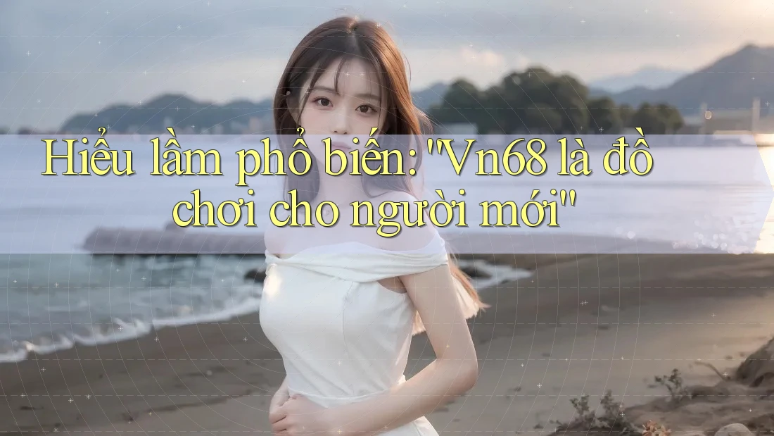 Hiểu lầm phổ biến: “Vn68 là đồ chơi cho người mới”