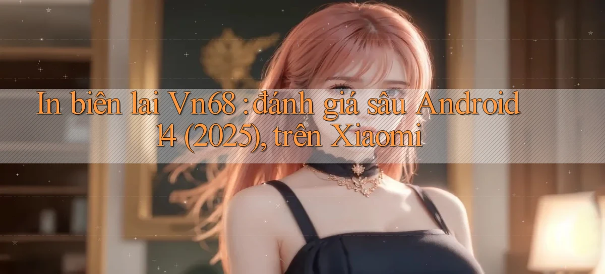 In biên lai Vn68 đánh giá sâu Android 14 (2025), trên Xiaomi