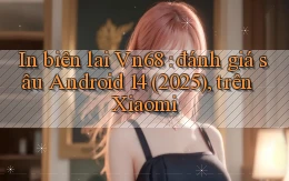 In biên lai Vn68 đánh giá sâu Android 14 (2025), trên Xiaomi