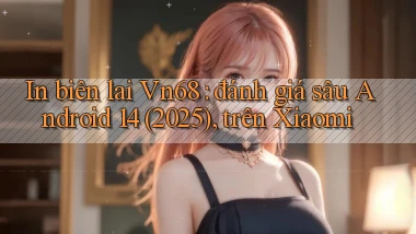 In biên lai Vn68 đánh giá sâu Android 14 (2025), trên Xiaomi