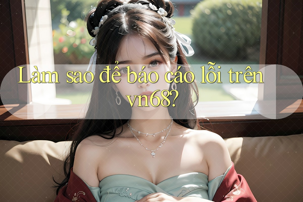 Làm sao để báo cáo lỗi trên vn68? Làm sao để báo cáo lỗi trên vn68?