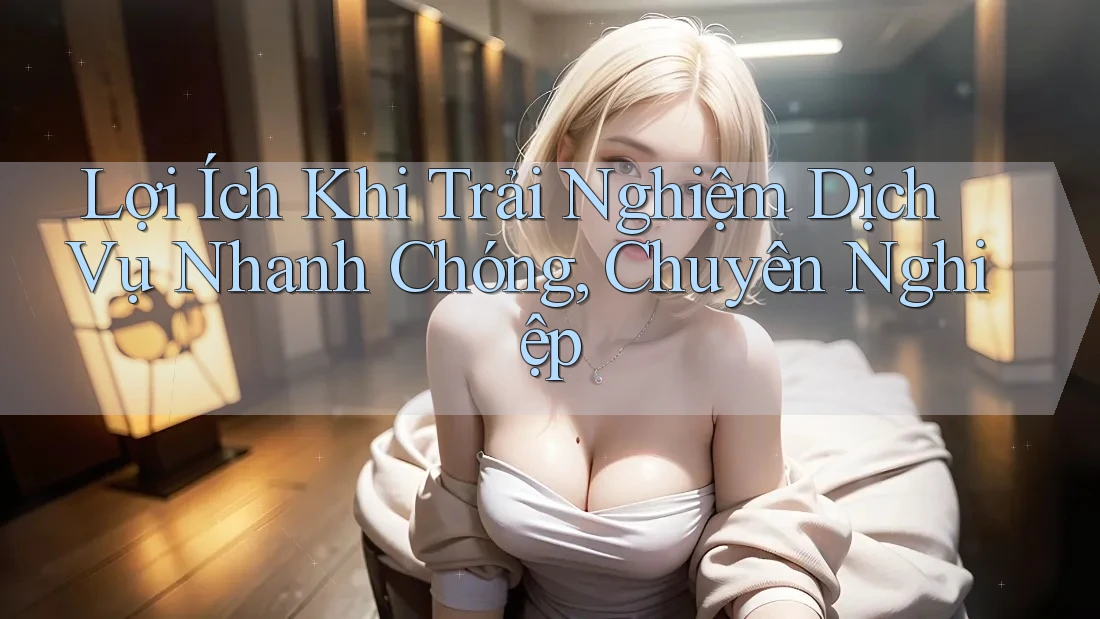 Lợi Ích Khi Trải Nghiệm Dịch Vụ Nhanh Chóng, Chuyên Nghiệp