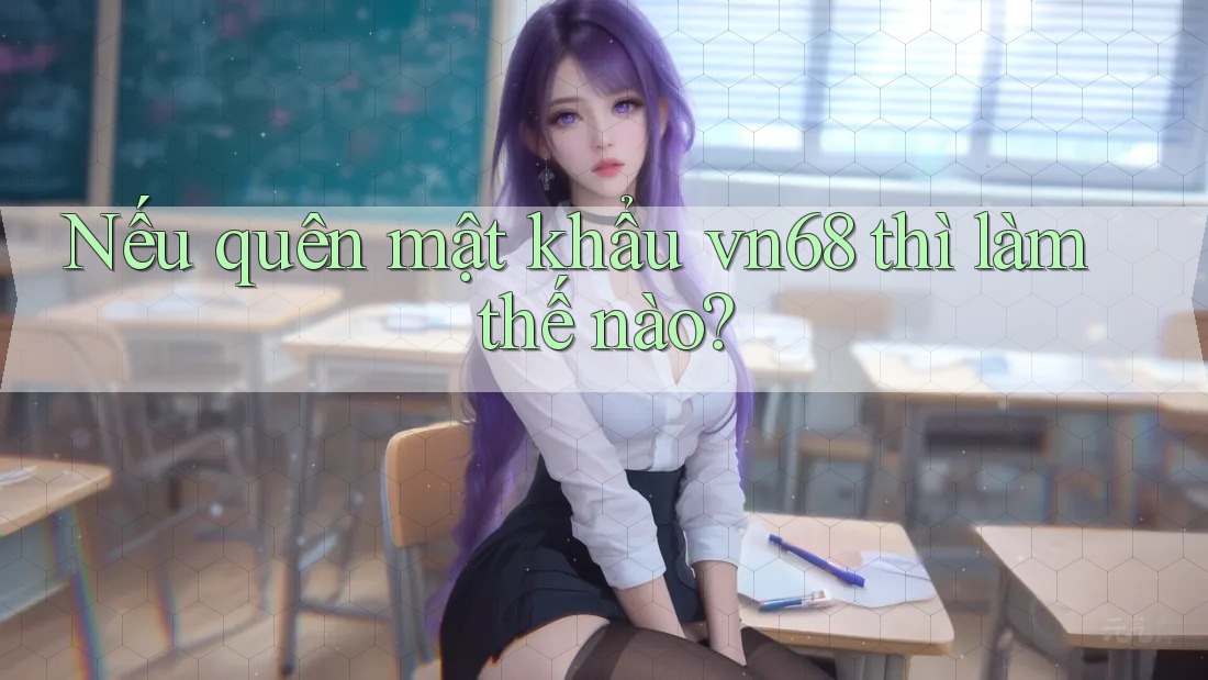 Nếu quên mật khẩu vn68 thì làm thế nào? Nếu quên mật khẩu vn68 thì làm thế nào?