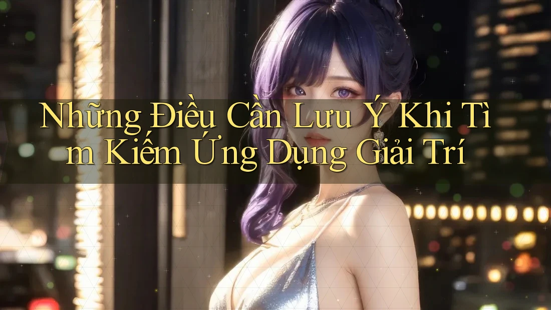 Những Điều Cần Lưu Ý Khi Tìm Kiếm Ứng Dụng Giải Trí