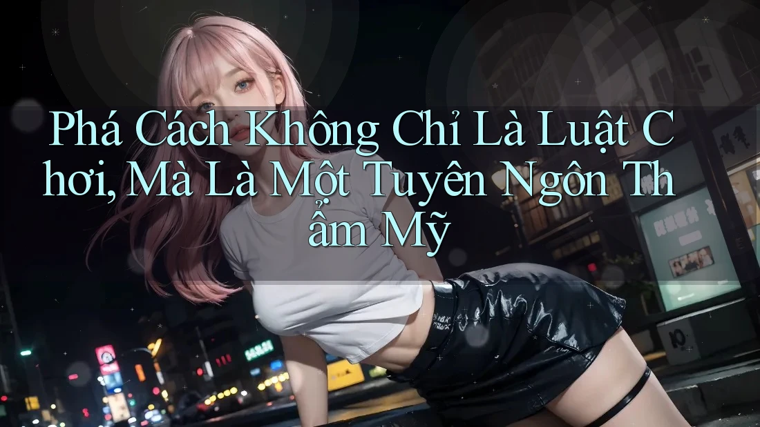 Phá Cách Không Chỉ Là Luật Chơi, Mà Là Một Tuyên Ngôn Thẩm Mỹ