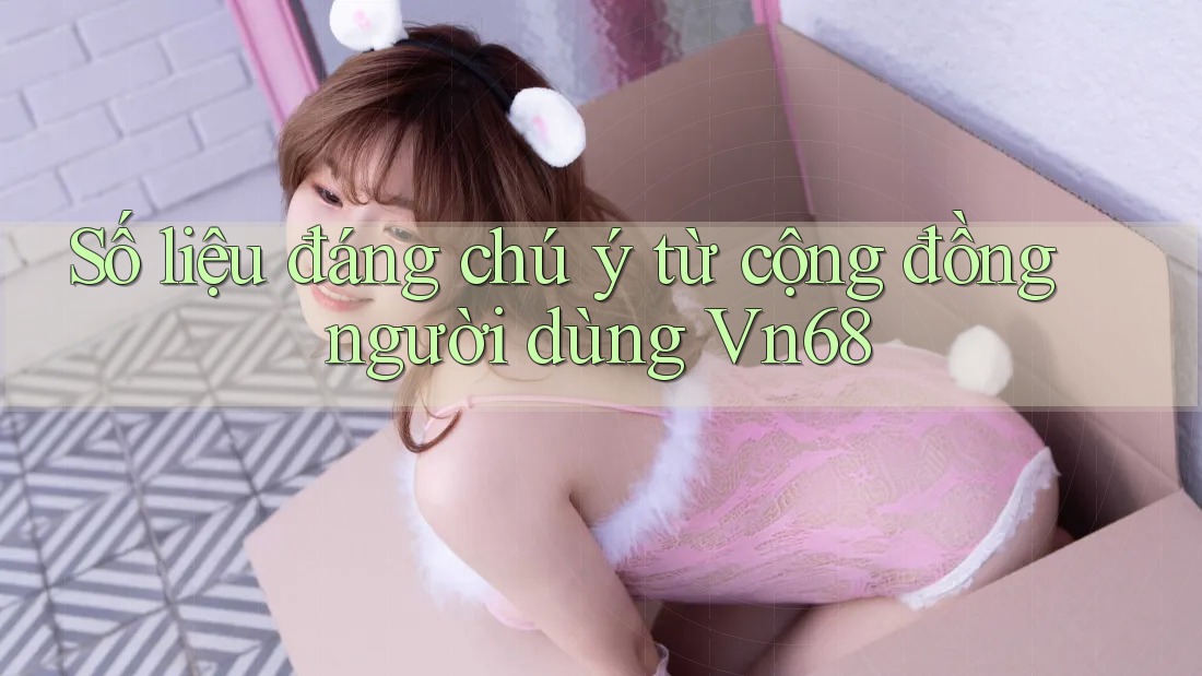 Số liệu đáng chú ý từ cộng đồng người dùng Vn68