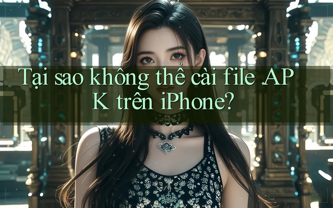 Tại sao không thể cài file. APK trên iPhone?