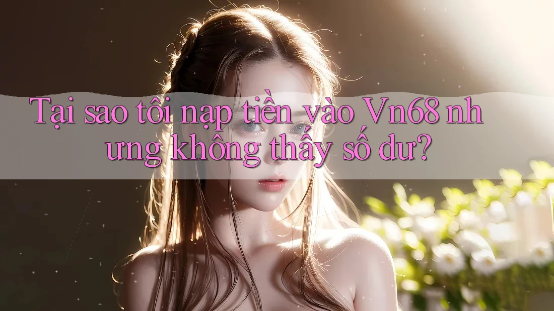 Tại sao tôi nạp tiền vào Vn68 nhưng không thấy số dư?