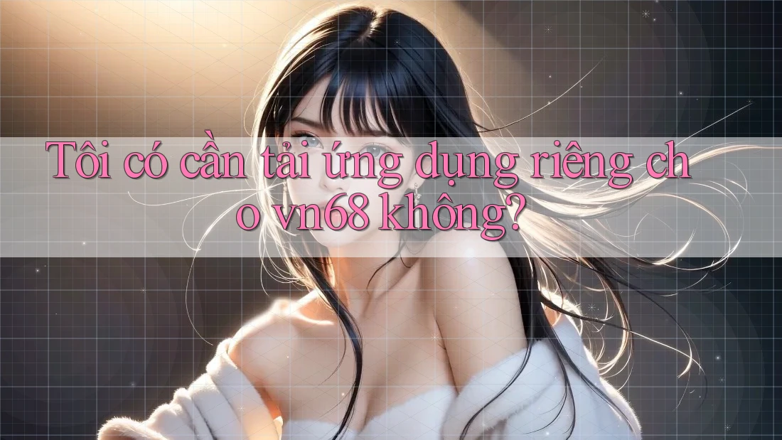 Tôi có cần tải ứng dụng riêng cho vn68 không?