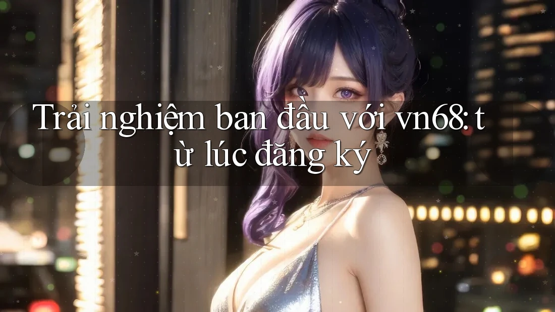 Trải nghiệm ban đầu với vn68: từ lúc đăng ký
