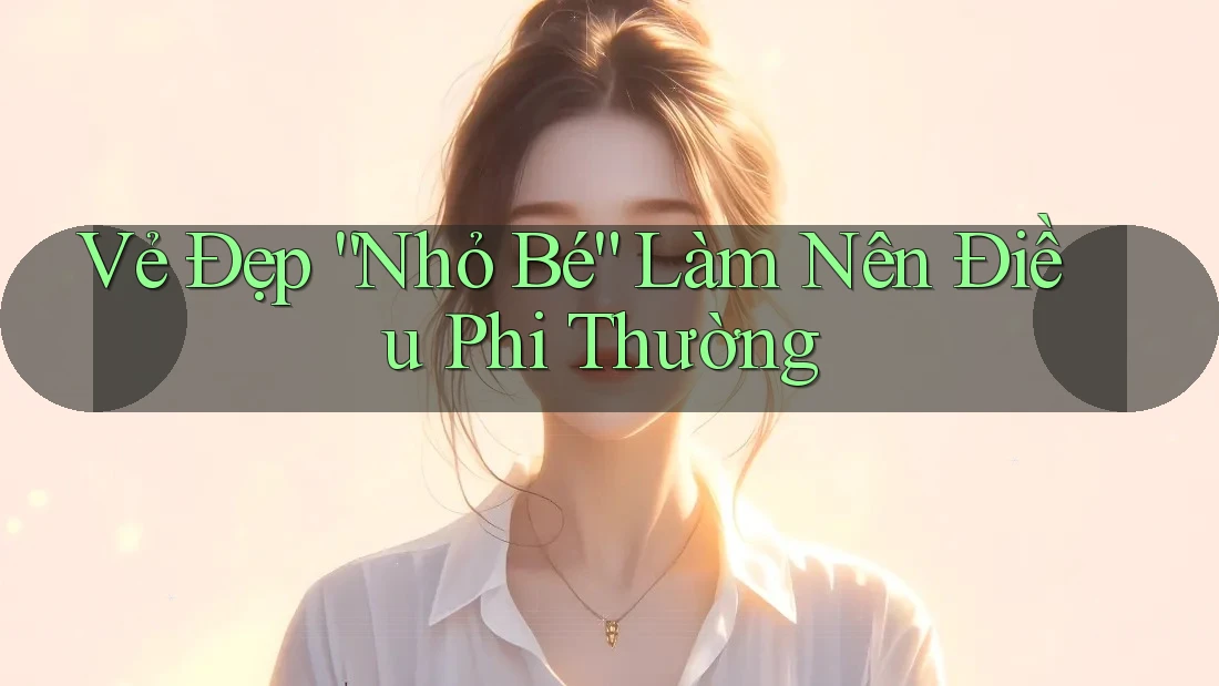 Vẻ Đẹp “Nhỏ Bé” Làm Nên Điều Phi Thường