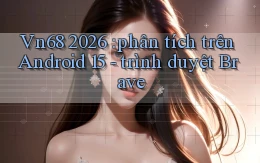 Vn68 2026 phân tích trên Android 15   trình duyệt Brave