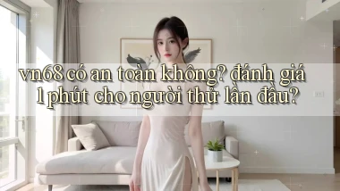 vn68 có an toàn không đánh giá 1 phút cho người thử lần đầu
