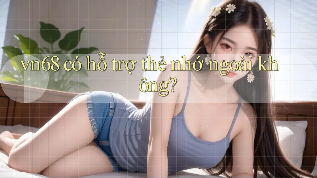 vn68 có hỗ trợ thẻ nhớ ngoài không?