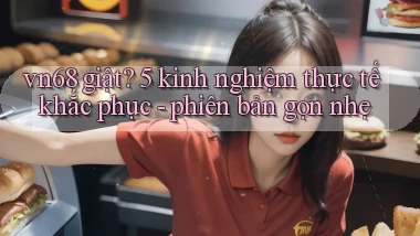 vn68 giật 5 kinh nghiệm thực tế khắc phục   phiên bản gọn nhẹ